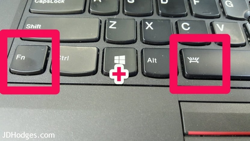 thinkpad red button turn off