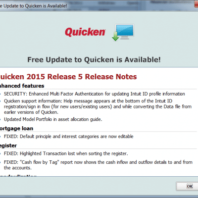 quicken 2015 check for updates