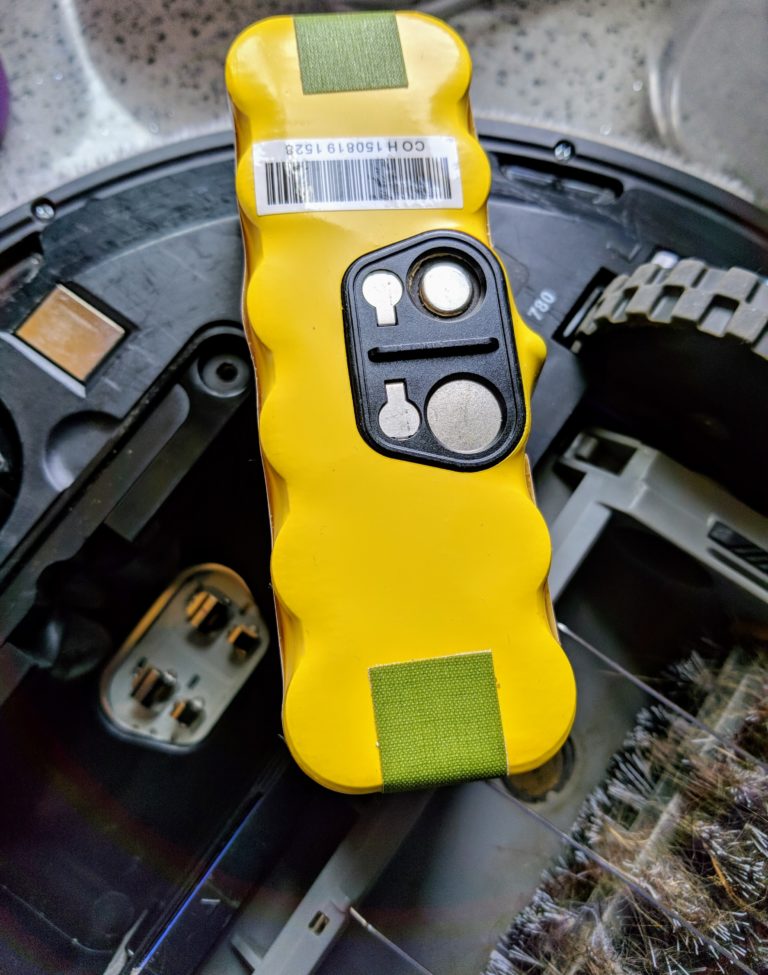 irobot roomba battery indicator